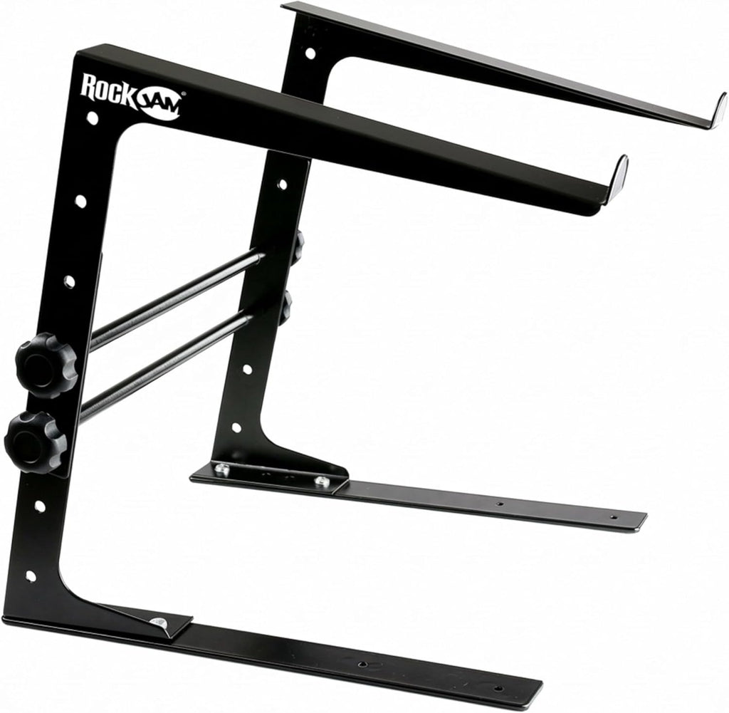 RJLP1 Adjustable Desk Mounted Desktop Laptop Stand Laptop Riser and DJ Controller Stand,Black