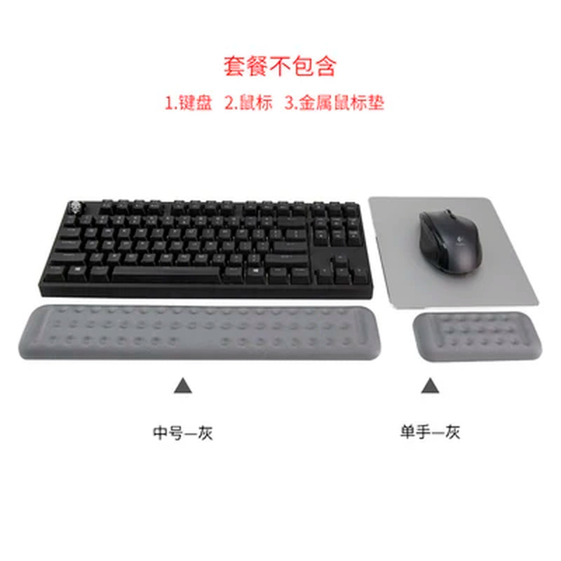 Wrist Rest Memory Foam Hand Palm Rest Support for Typing and Wrist Pain Relief and Repair