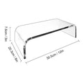 Monitor Stand for Desk Desktop Laptop Stand Acrylic Desktop Monitor Holder Desktop Screen Support Table Organizer for Home