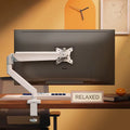 Universal Single Monitor Bracket 32 Inch Desk Mount Stand up to 19.8 Lbs per Screen Adjustable Computer Stand