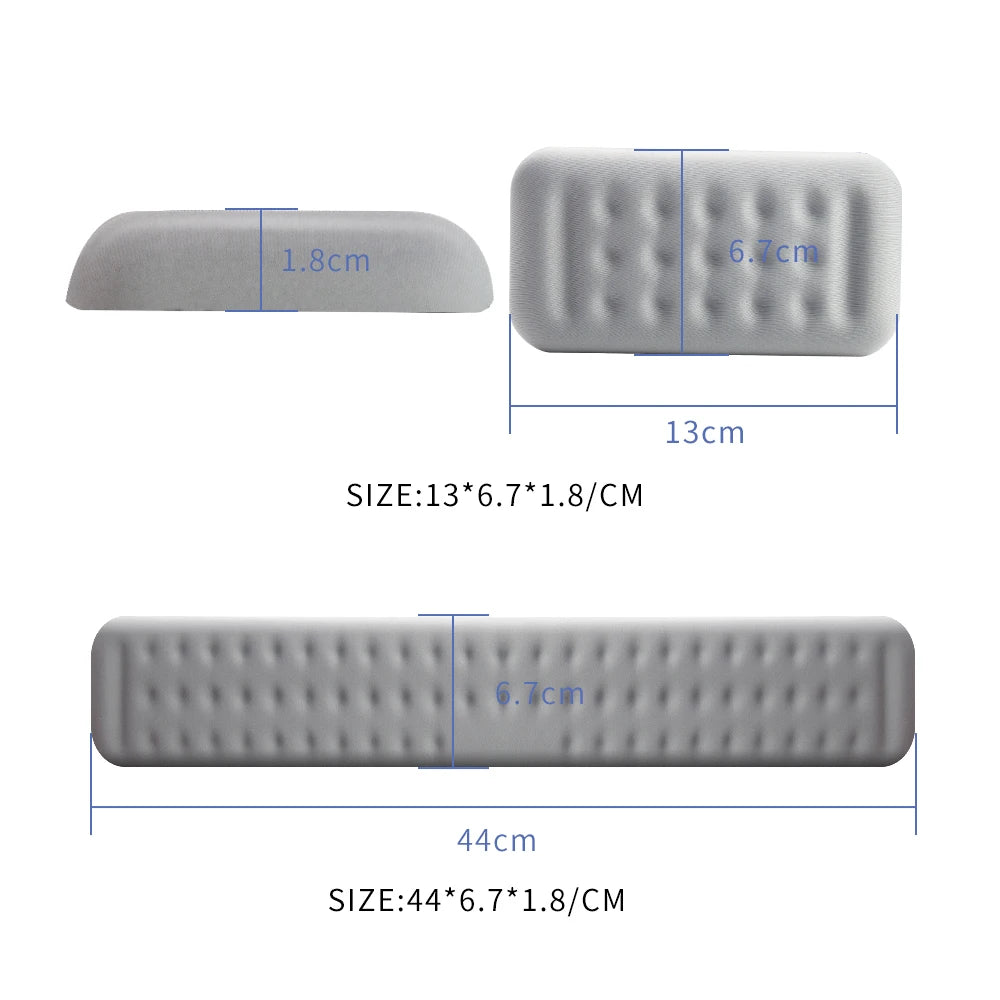 Wrist Rest Memory Foam Hand Palm Rest Support for Typing and Wrist Pain Relief and Repair