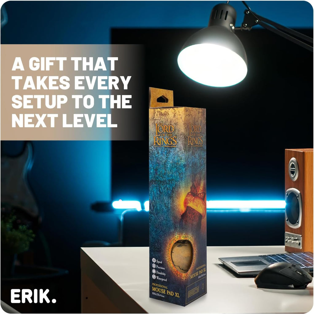 Large Mouse Mat - the Lord of the Rings Gifts | Gaming Mouse Pad XXL 80 X 35 Cm - 31.5 X 13.8 In, Desk Mat Large, Gaming Desk Accessories | LOTR Gifts under 20 Pounds