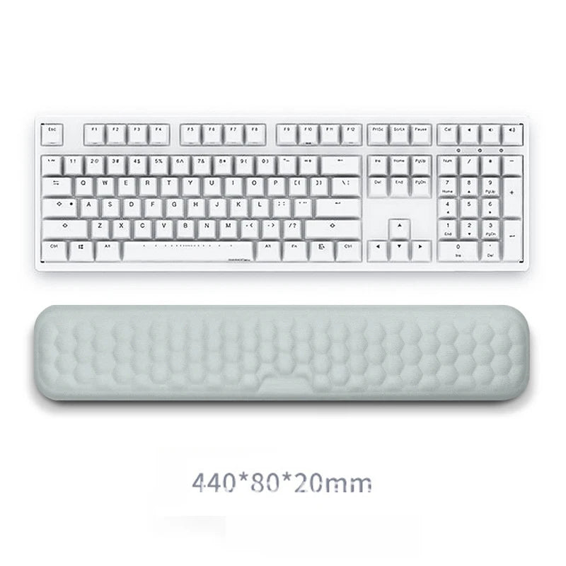Keyboard Wrist Rest Memory Foam Keyboard Mouse Wrist Rest Ergonomic Design Wrist Pad for Computer Keyboard Laptop Wrist