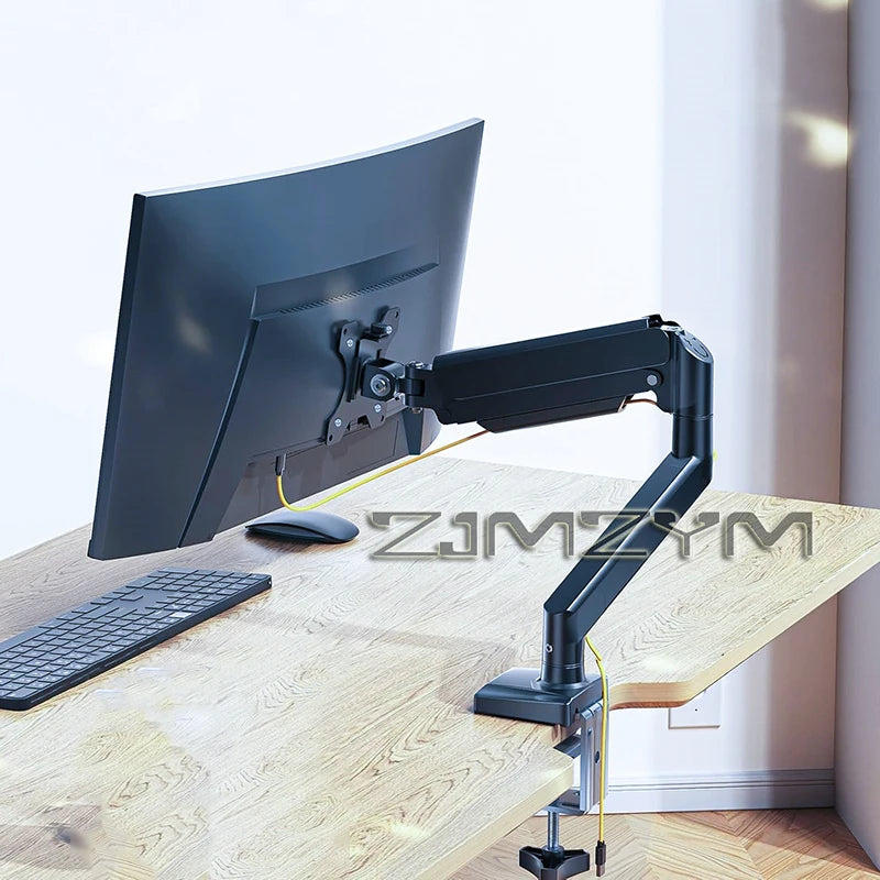 Monitor Stand Single Monitor Mount for 14 Inch-32 Inch Screens Height Adjustable Monitor Arm Computer Desk Mount Stand