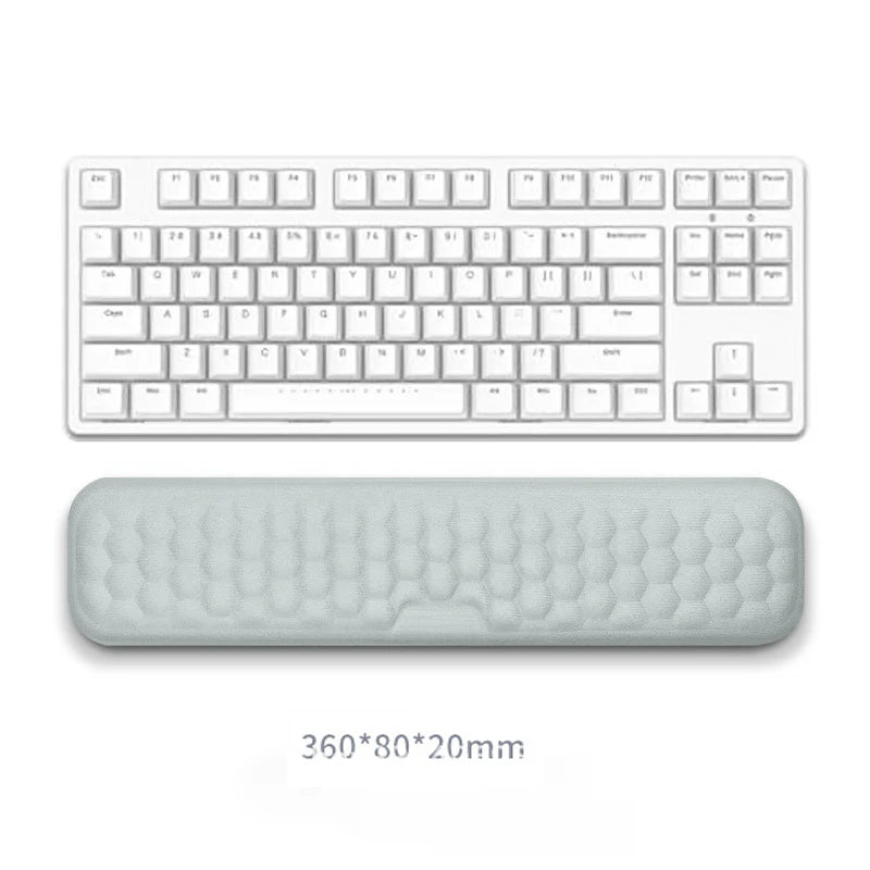 Keyboard Wrist Rest Memory Foam Keyboard Mouse Wrist Rest Ergonomic Design Wrist Pad for Computer Keyboard Laptop Wrist