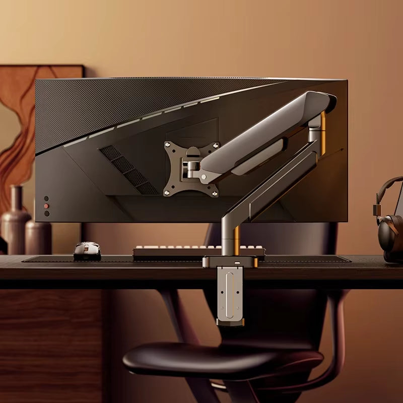 Universal Single Monitor Bracket 32 Inch Desk Mount Stand up to 19.8 Lbs per Screen Adjustable Computer Stand
