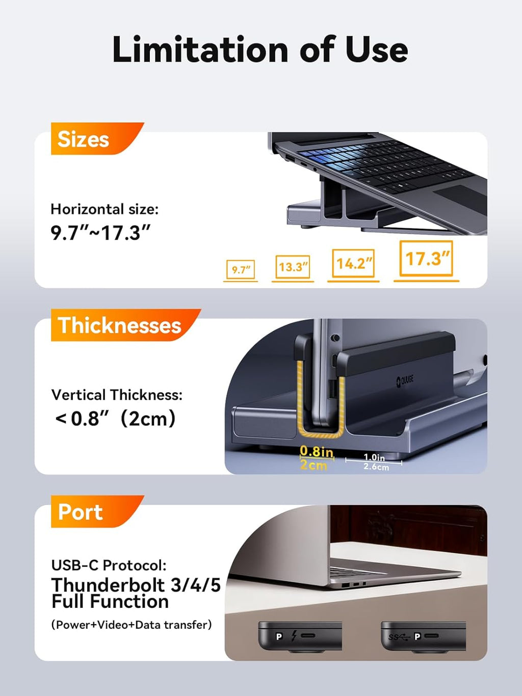 Docking Station Dual Monitor:  7 in 1 USB C Dock Stand with Dual Hdmi(4K120Hz + 60Hz), Gigabit Ethernet, 2Xusb3.0, 100W PD & Laptop Stand, Macbook Docking Station USB C for Macbook Air/Pro, Dell
