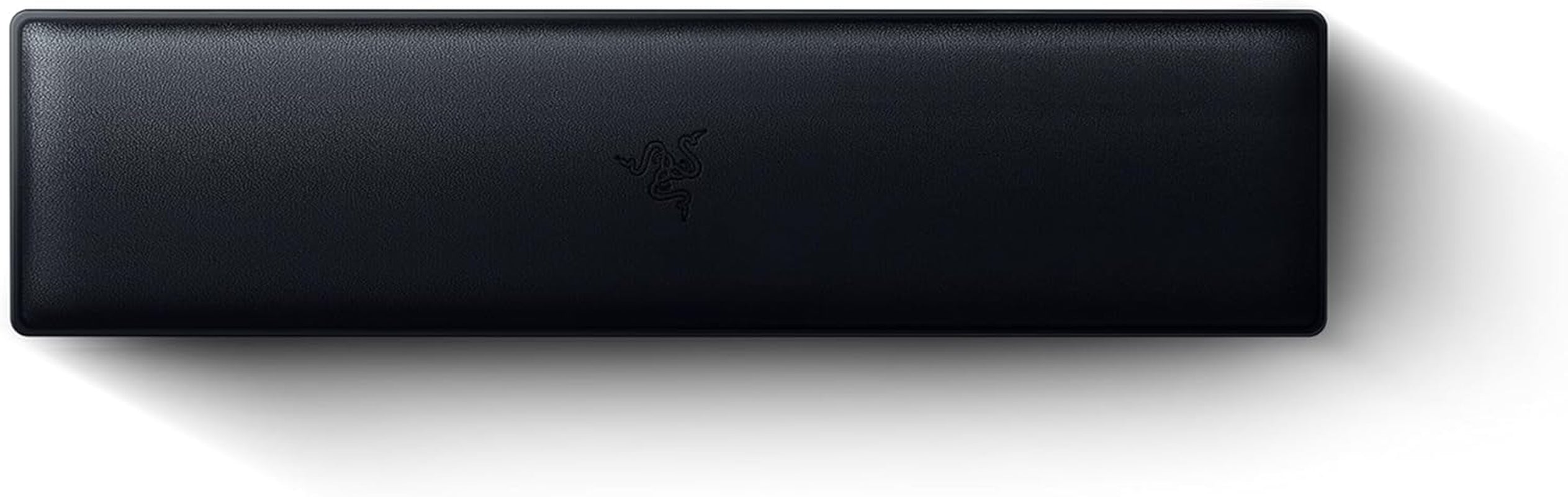Ergonomic Wrist Rest Tenkeyless - Ergonomic Leatherette Keyboard Wrist Rest (Plush Leatherette Cushion, Anti-Slip Rubber Feet, Compatible with Tenkeyless Keyboards) Black