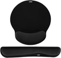 Mouse Pad Wrist Rest, Large Keyboard Wrist Rest Support & Mouse Pad Set, Comfortable Memory Foam Mouse Mat with Wrist Cushion Support Ergonomic for Computer Laptop Office Home