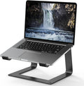 Laptop Stand for Desk, Aluminum Laptop Riser Holder, Removable Metal Notebook Stand Ventilated Cooling Computer Riser Compatible with 10-15.6” Laptops