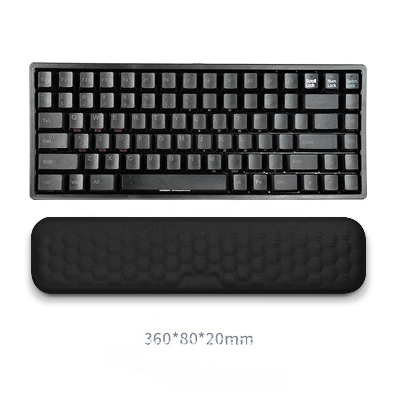 Keyboard Wrist Rest Memory Foam Keyboard Mouse Wrist Rest Ergonomic Design Wrist Pad for Computer Keyboard Laptop Wrist