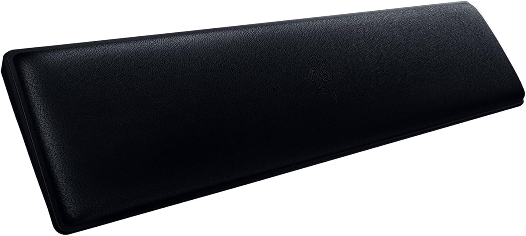 Ergonomic Wrist Rest Tenkeyless - Ergonomic Leatherette Keyboard Wrist Rest (Plush Leatherette Cushion, Anti-Slip Rubber Feet, Compatible with Tenkeyless Keyboards) Black