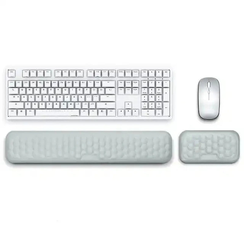 Keyboard Wrist Rest Memory Foam Keyboard Mouse Wrist Rest Ergonomic Design Wrist Pad for Computer Keyboard Laptop Wrist