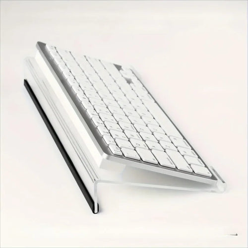1Pc Acrylic Keyboard Stand, Compact Desktop Lifter for Keyboard and Mini PC Keyboard Stand