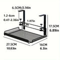 Under Desk Cable Management Tray No Drill Steel Desk Cable Organizers Wire Management Tray Cable Management Rack