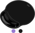 Ergonomic Gel Mouse Pad with Wrist Support – Soft Mouse Pad for Comfort & Pain Relief Gel Mouse Mat Ideal for Office, Gaming & Home (Gel Mouse Pad Black)