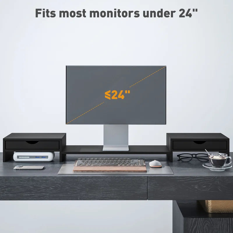 Shaniece Manufactured Wood Monitor Stand