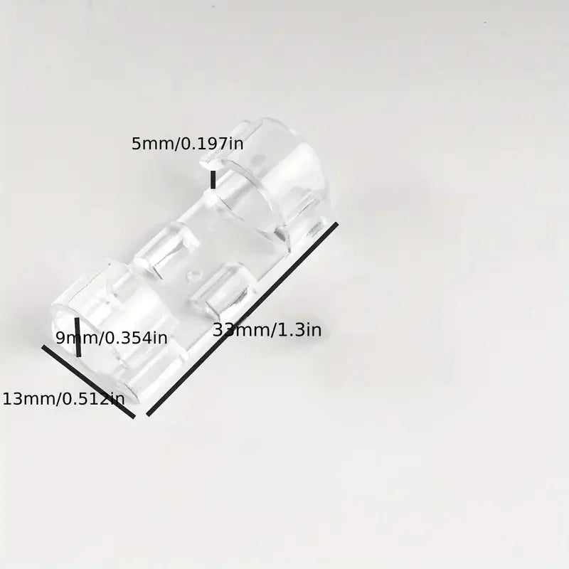 20-200Pc Self Adhesive Cable Management Clip Clear Plastic Cable Clips for Cable Management TV PC USB Wire Cable Clips Organizer