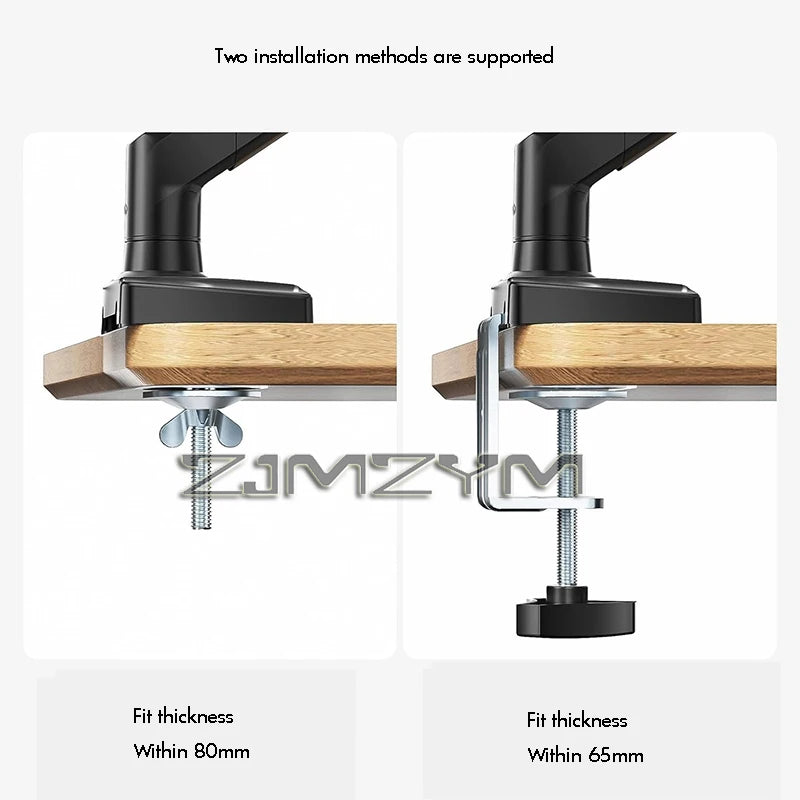 Monitor Stand Single Monitor Mount for 14 Inch-32 Inch Screens Height Adjustable Monitor Arm Computer Desk Mount Stand