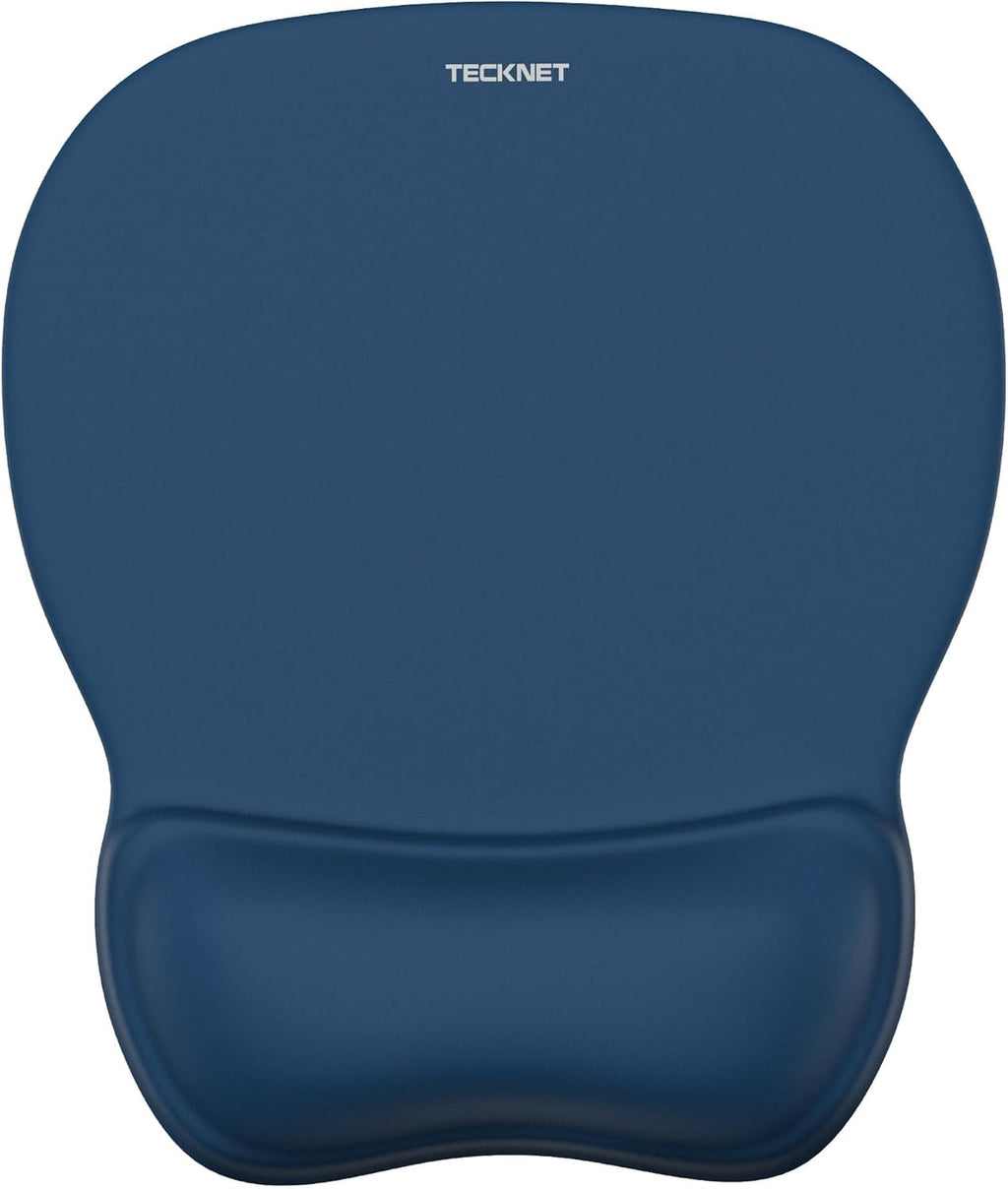 Mouse Mat Wrist Support, Gel Ergonomic Mouse Mat, Mouse Pad Wrist Rest with Non-Slip PU Base, Waterproof Surface Mouse Pad Wrist Support for Computer, Laptop, Office, Home and Travel, Blue