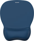 Mouse Mat Wrist Support, Gel Ergonomic Mouse Mat, Mouse Pad Wrist Rest with Non-Slip PU Base, Waterproof Surface Mouse Pad Wrist Support for Computer, Laptop, Office, Home and Travel, Blue