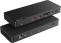 Thunderbolt 4 Dock, 12-In-1, Single 8K or Dual 4K @ 60Hz Display, 85W Charging, 3 X 40G Thunderbolt 4, 2 X 10G USB-A, 1 X USB-C (PD 30W), 2.5Gbe, Audio, SD/TF 4.0, Compatible for Mac and Windows