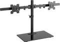 Dual Monitor Stand for 13 to 27 Inch Screen, Freestanding Arm with Tilt Swivel Rotate Extension, Height Adjustable, Holds up to 10 Kg/Arm, VESA 75 & 100Mm (GMF002)